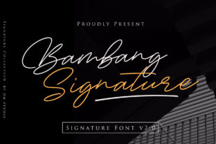 Bambang Signature Review: A Handwritten Font for Branding Work