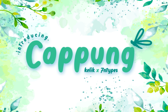 Cappung: A Chunky Handwritten Font for Editorial Warmth