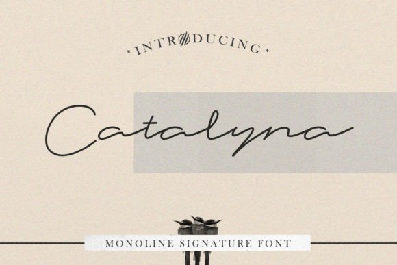 Catalyna Font Brings Sweet Style to Handmade Labels and Shop Branding