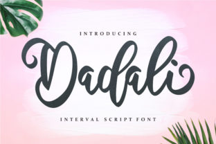 Dadali: A Bold Script Font Built for Web Design and Digital Branding