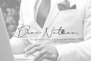 Dear Nathan: A Handwritten Font with a Sophisticated Feel