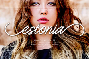 Estonia: A Modern Calligraphy Font for Editorial Design