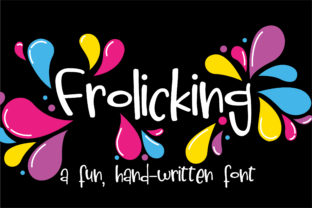 Frolicking: A Playful Script Font for Handmade Products