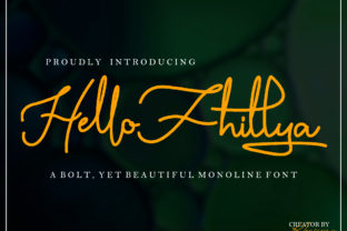 Hello Fhillya: A Bold Script Font for Handmade Charm