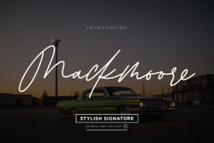 Mackmoore: An Editorial Handwritten Font for Modern Publishing
