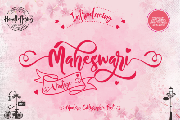 Maheswari: A Modern Calligraphy Font for Handmade Brands