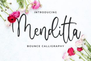 Menditta: A Script Font for Campaign Visuals