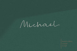 Michael Script Font Brings Handmade Products to Life