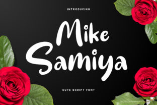 Mike Samiya: A Script Font That Brings Warmth to Editorial Design