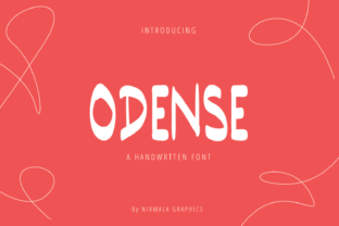 Odense: A Handwritten Font That Makes Campaign Visuals Feel Personal