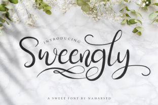 Sweengly: A Playful Script Font for Campaign Design