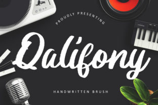 Testing Qalifony: A Handwritten Brush Script for Web Design Projects