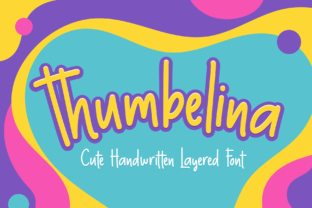 Thumbelina Font: Handwritten Charm for Small Business Branding