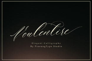Voulentire Gives Editorial Layouts a Refined Script Voice